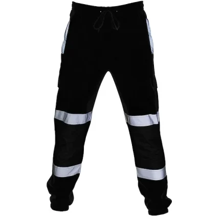 Men's Cargo Pants Cargo Trousers Tactical Pants Trousers Work Pants Elastic Waist Reflective Waterproof Casual fluorescent green Black