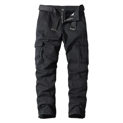 Men's Cargo Pants Cargo Trousers Work Pants 6 Pocket Solid Color Ripstop Breathable Weekend Streetwear Cotton 100% Cotton Classic Casual Black Army Green