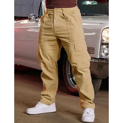 Men's Cargo Pants Cargo Trousers Pocket Plain Comfort Breathable Outdoor Daily Going out Fashion Casual Black Army Green